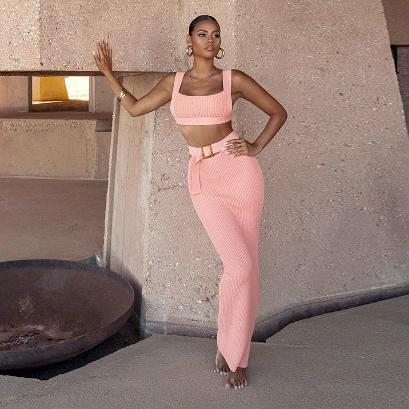 Lucy's Knitted 2 Piece Set