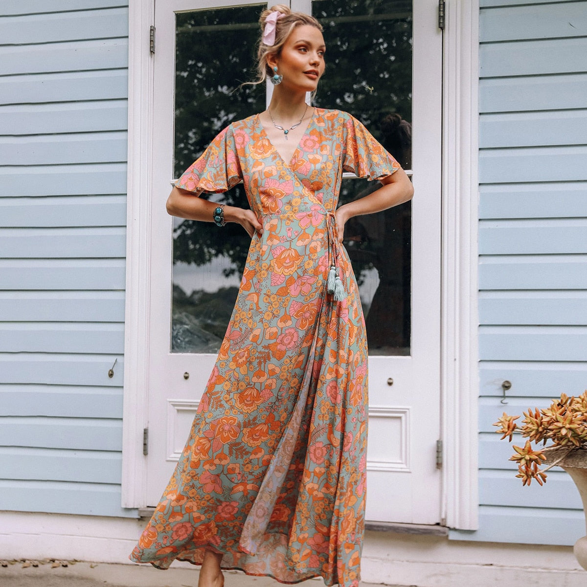 Alina Floral Dress