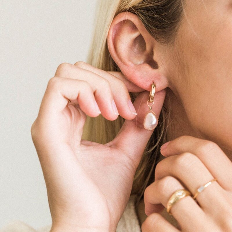 Aqua Peal Earrings