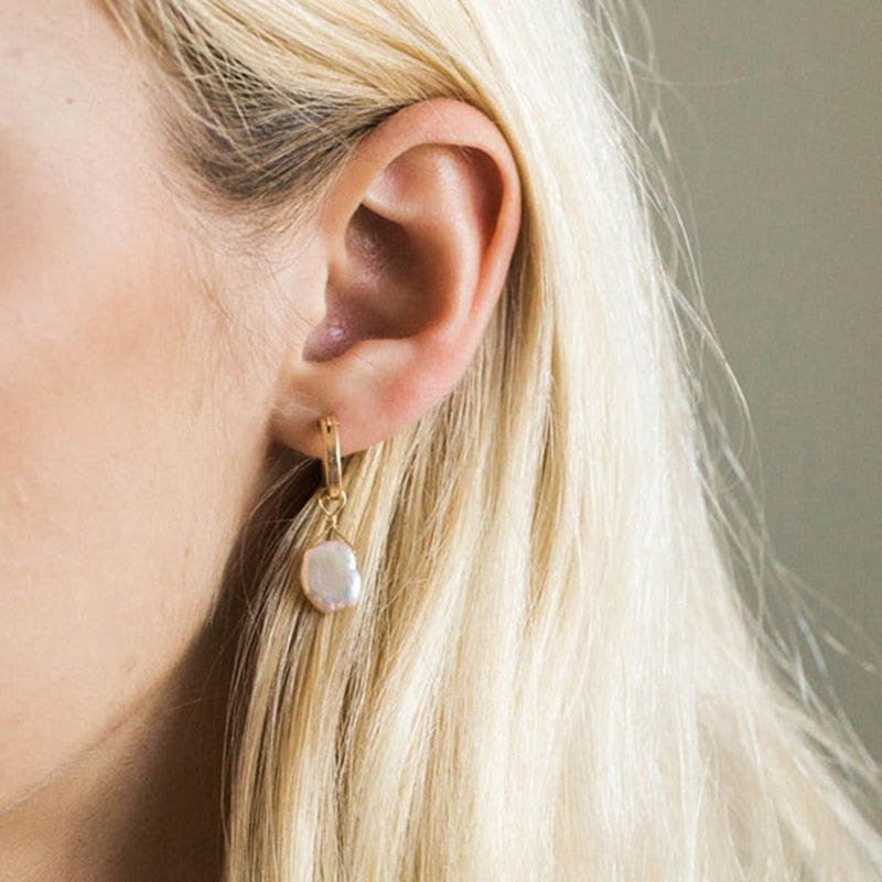 Aqua Peal Earrings