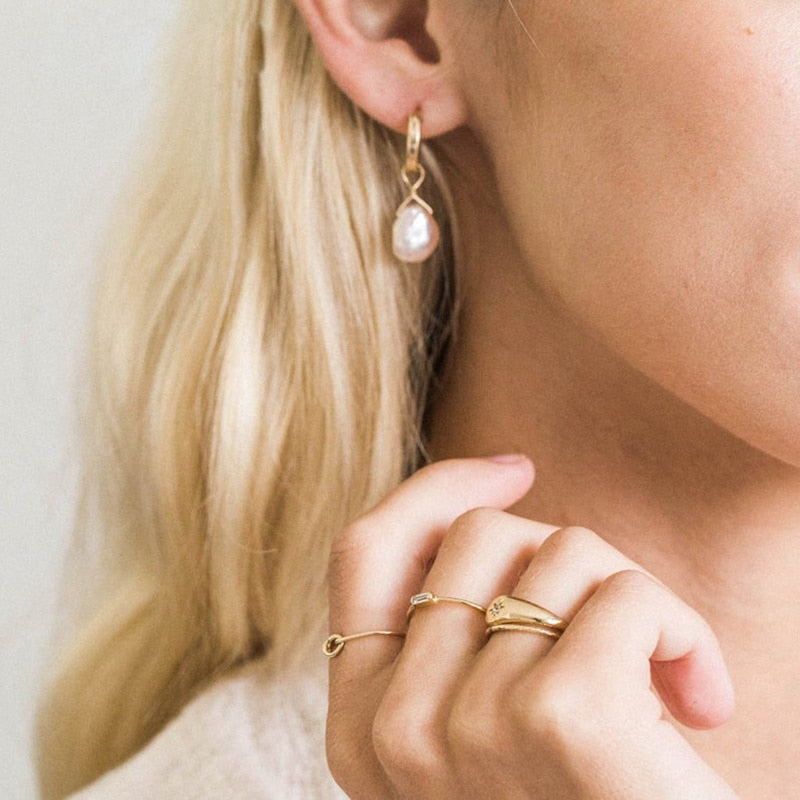 Aqua Peal Earrings