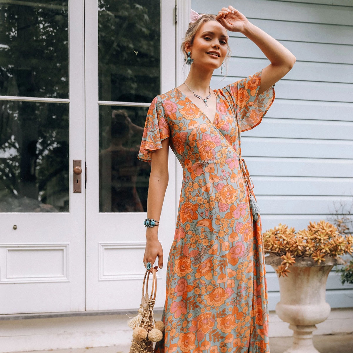 Alina Floral Dress