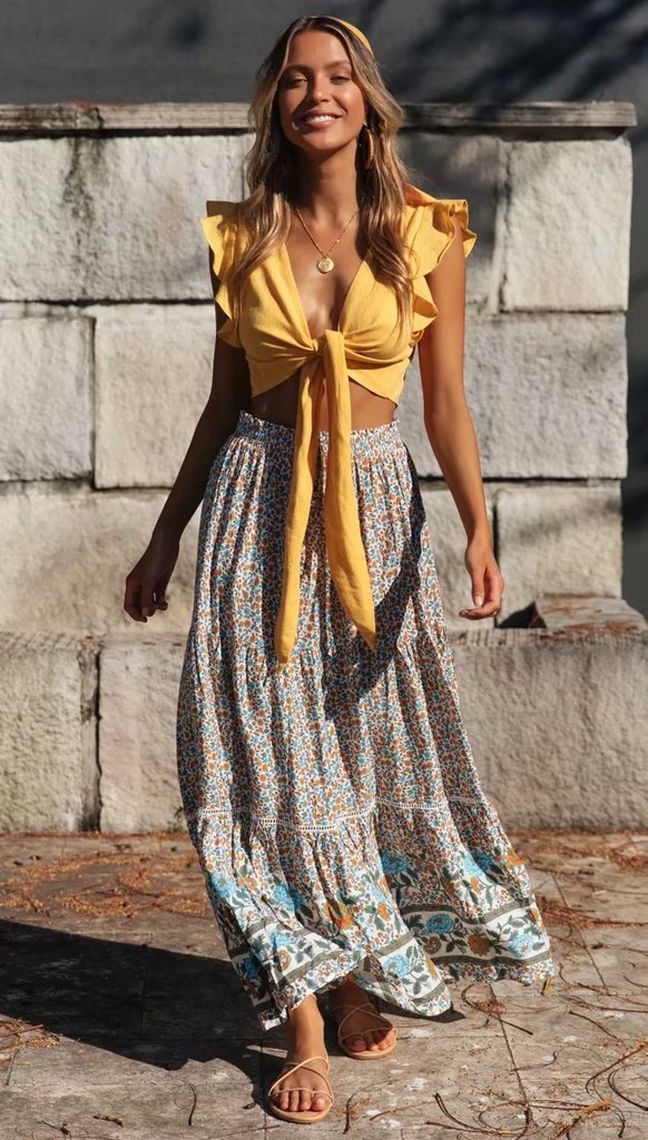 Ella's Sunny Crop Top